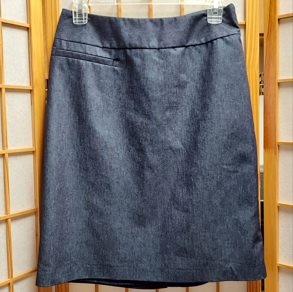 🦋 Y2K 2000s Merona dark blue denim look skirt women's 2 junior's 3